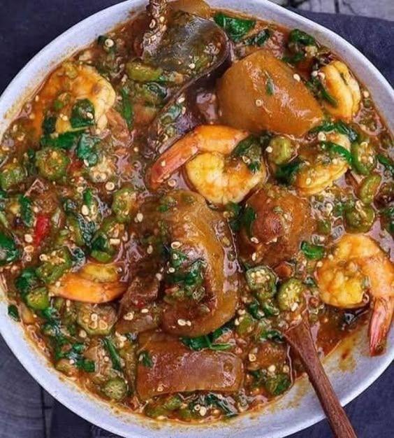 Seafood okro without snail